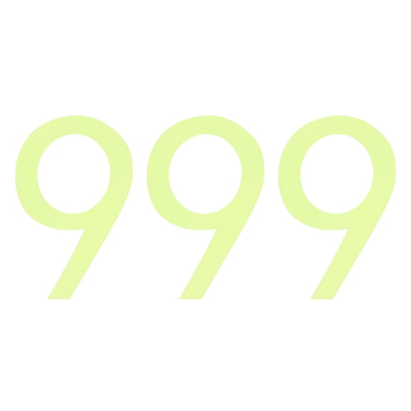 Uxcell 3Pack 2" Glow in the Dark Numbers Sticker Wall Ceiling Decor Number "9"