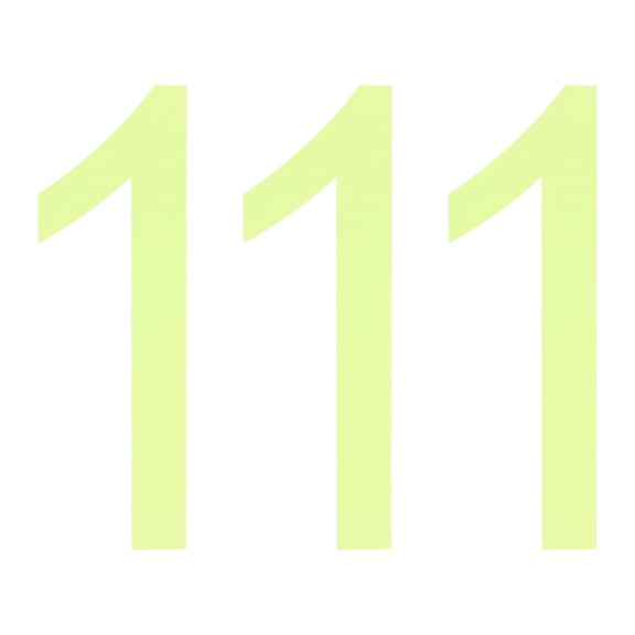 Uxcell 3Pack 3" Glow in the Dark Numbers Sticker Wall Ceiling Decor Number "1"