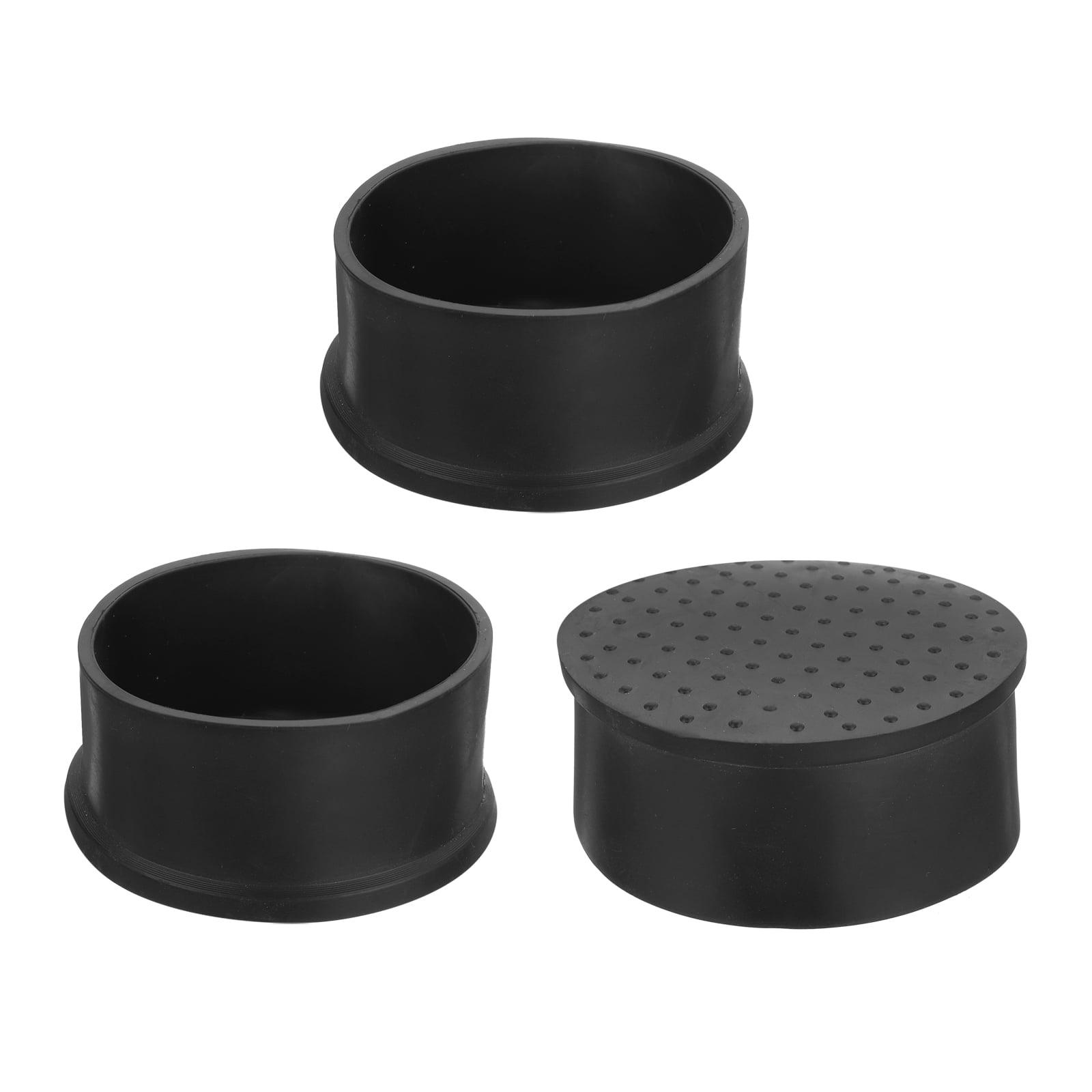 Uxcell 48-Pack Chair Leg Caps - Fit 16mm (5/8") OD Legs, PVC Non-Slip Floor Protectors, Black