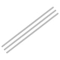 thumbnail image 1 of Uxcell 3Pack M5 x 250mm 0.8mm Pitch 304 Stainless Steel Fully Threaded Rod Bar Studs, 1 of 6