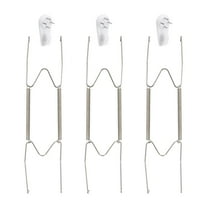 Uxcell 3Pack Plate Hanger, 12 Inch Stainless Steel Invisible Wall Plate Hangers for Decorative Plates, Silver