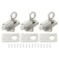 thumbnail image 1 of Uxcell 3Pack Spring Bounce Lock, Zinc Alloy Pull Ring Spring Bounce Door Bolt, Silver, 1 of 6