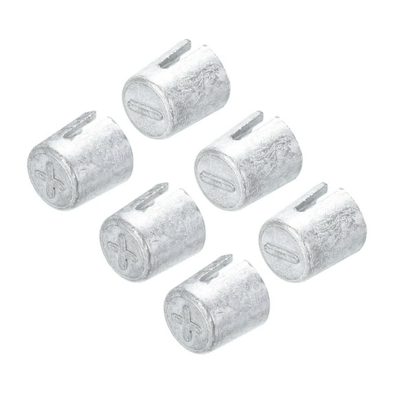 Uxcell 3Pairs Battery Terminals Post Battery Terminal Spacer Shims Battery Cable Ends Battery Caps Adapters