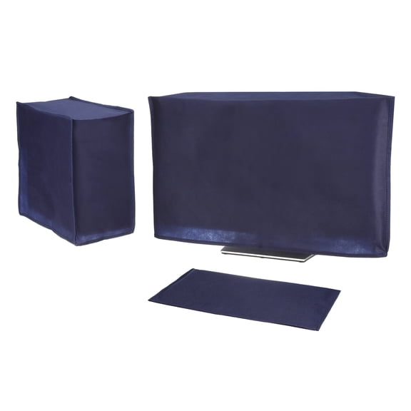 Uxcell 3Pcs 17" Computer Dust Cover Set of Monitor Keyboard Computer Host