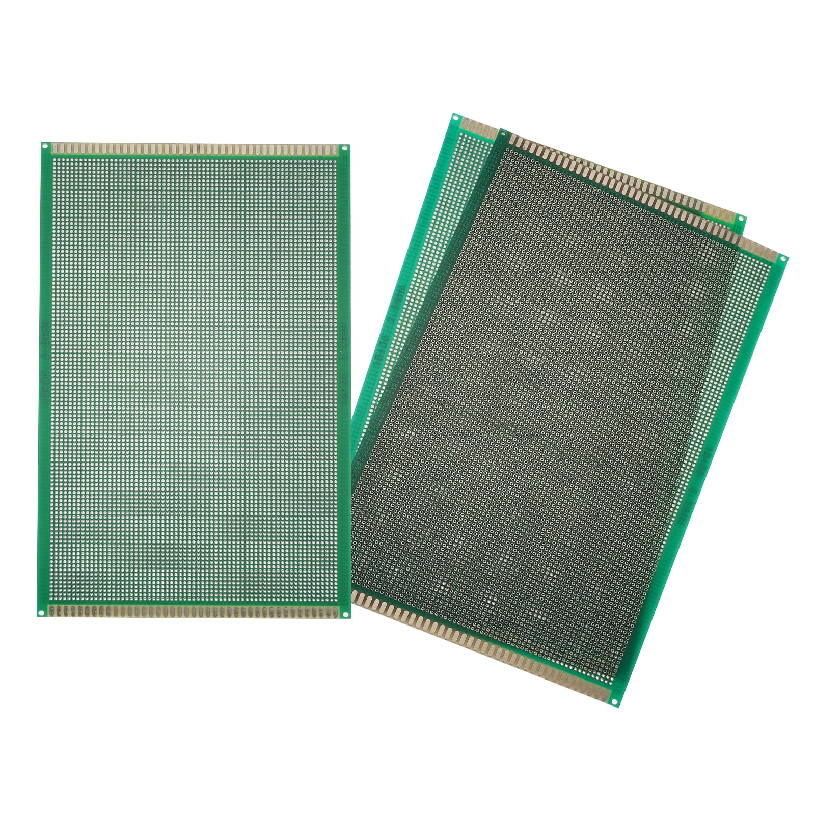 Uxcell 3Pcs Breadboard Solderable 300mm x 180mm Green Circuit PCB Board Double Sided Tin-Plated PCB Prototype Board for Electronics Prototyping, DIY Circuits Projects