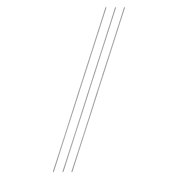 Uxcell 3Pcs Carbon Fiber Rods, 0.5mm Dia 407mm Length 0.02"x16" Solid Matte Round Bar Pole for RC Airplane Cars Model Kite Wing Tube Quadcopter Arm DIY Craft, Black
