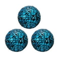 Uxcell 3Pcs Decorative Glass Balls 2.36 Inch Orbs Centerpiece Balls
