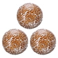 thumbnail image 1 of Uxcell 3Pcs Decorative Glass Balls 3.15 inch Orbs Centerpiece Balls Mosaic Glass Balls for Decor Bowls, Light Brown, 1 of 5