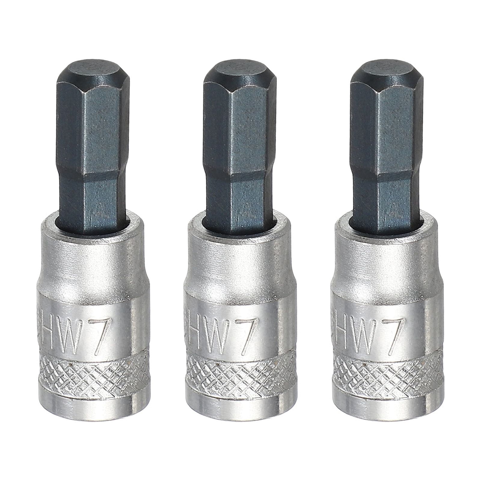 Uxcell 3Pcs Hex Bit Socket 1/4