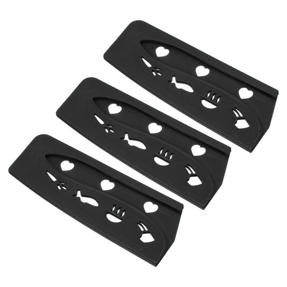 Uxcell Plastic Safety Knife Cover Sleeves for Nakiri Knife, Chopping Knife Guard Blade Protector Universal Knife Sheath for Kitchen Bar Black