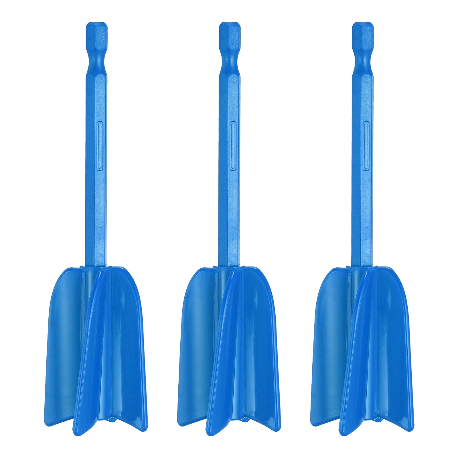 3-Pack Paint & Epoxy Resin Mixer Paddles - Drill Attachment Stirrers For Paint, Mud & Ceramic Glaze