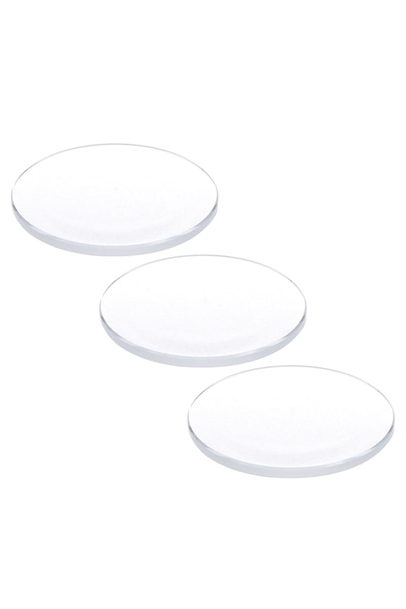 3Pcs Watch Glass Lens 24.5mm Dia 1.5mm Thickness Single Dome Round Clear Crystal Lens Watch Replacement Parts