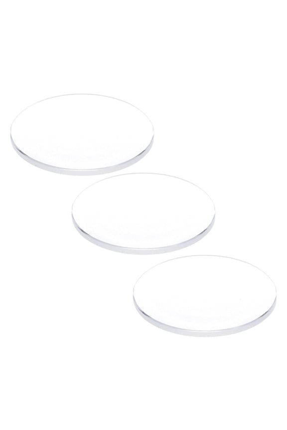 3Pcs Watch Glass Lens 25mm Dia 1.5mm Thickness Single Dome Round Clear Crystal Lens Watch Replacement Parts