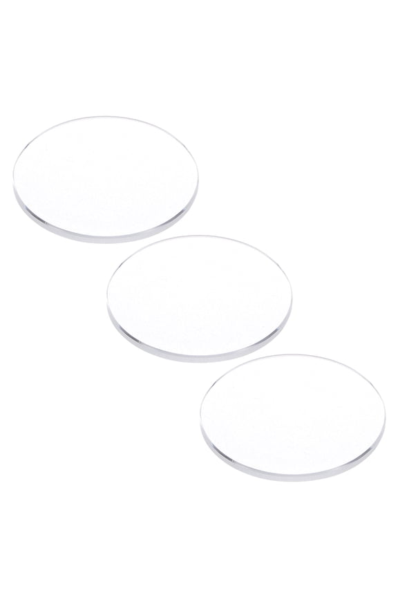 3Pcs Watch Glass Lens 26.5mm Dia 1.5mm Thickness Single Dome Round Clear Crystal Lens Watch Replacement Parts