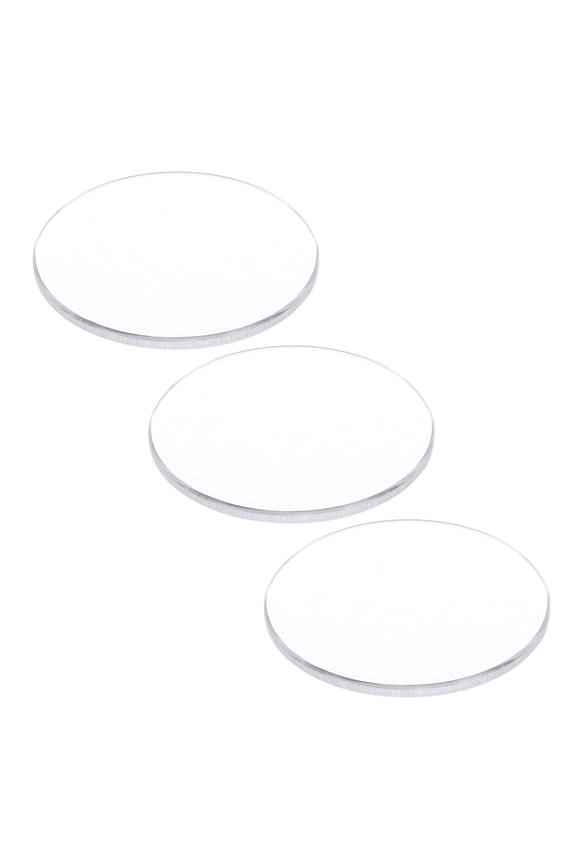 3Pcs Watch Glass Lens 27.5mm Dia 1.5mm Thickness Single Dome Round Clear Crystal Lens Watch Replacement Parts