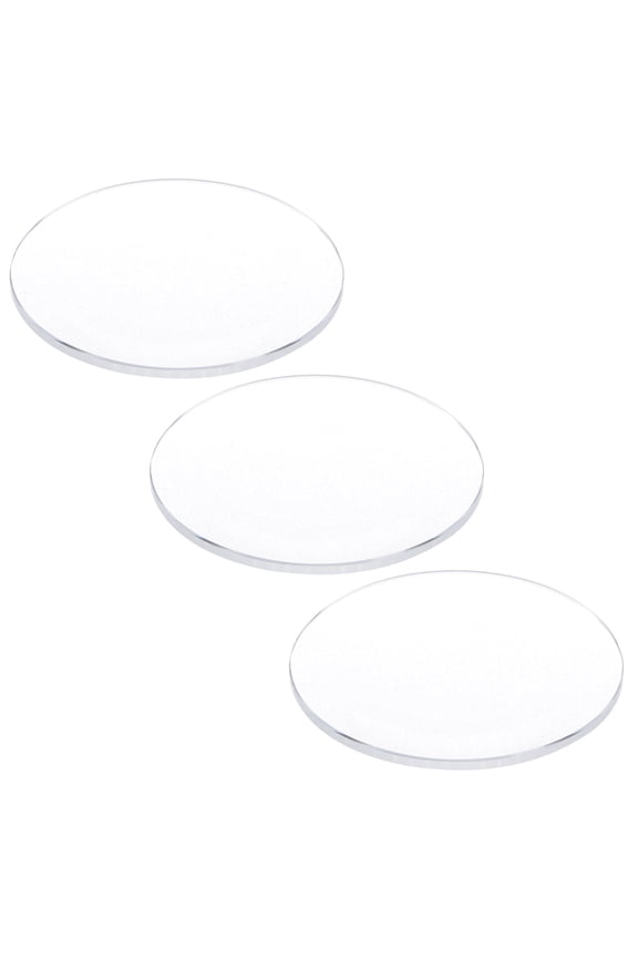 3Pcs Watch Glass Lens 32mm Dia 1.5mm Thickness Single Dome Round Clear Crystal Lens Watch Replacement Parts