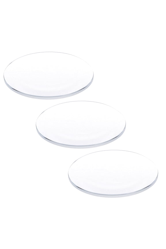 3Pcs Watch Glass Lens 36mm Dia 1.5mm Thickness Single Dome Round Clear Crystal Lens Watch Replacement Parts