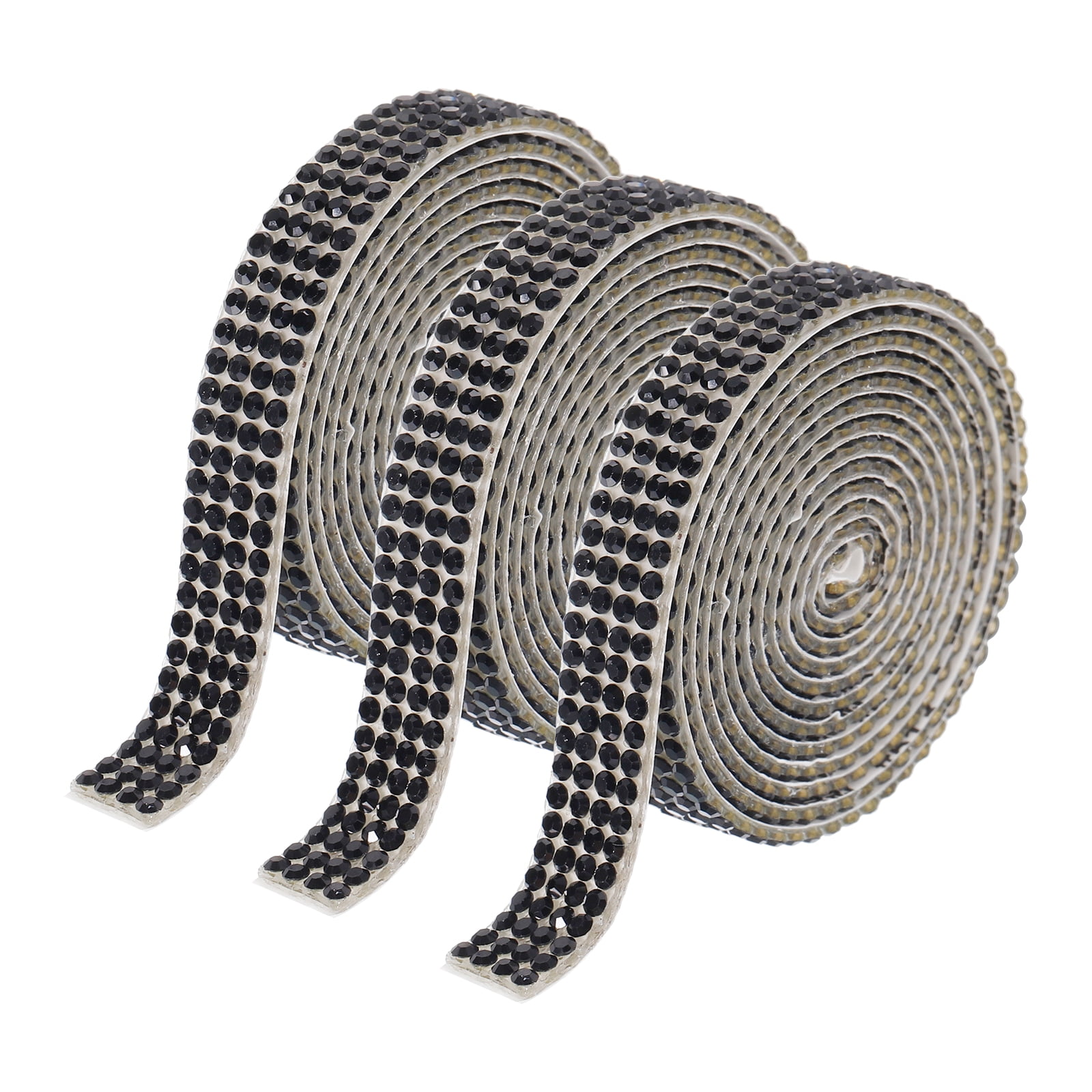Uxcell 3Roll 3 Yards 8mm Self Adhesive Diamond Ribbon for Arts & Crafts ...