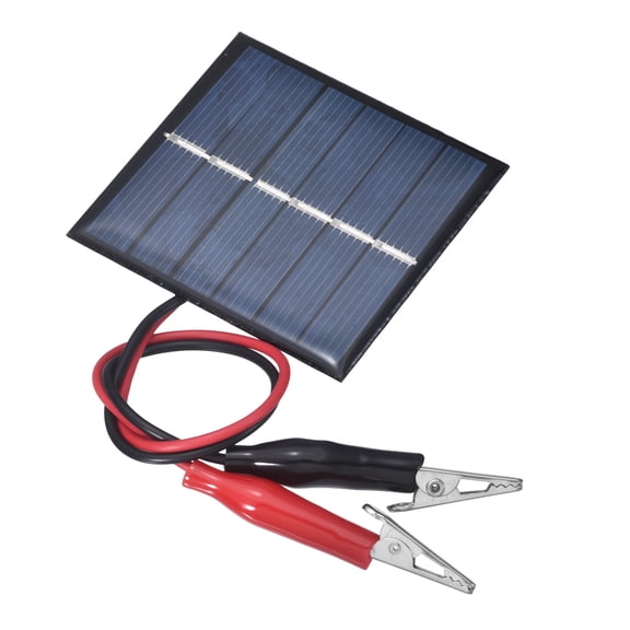 Uxcell 3V 0.45W 150mA Mini Solar Panels, Small Polycrystalline Solar Cell Panel with Cable for DIY Electric Toy Materials Kits Charger, 60 x 55mm