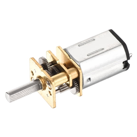 Uxcell 3V 150RPM Rated Torque 2.5 Output Shaft Length 10mm Micro DC Speed Reduction Motor Mini Metal Gearbox Motor