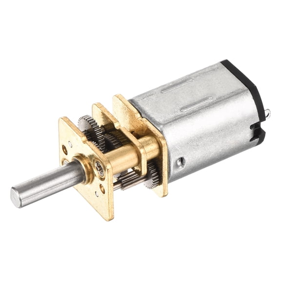 Uxcell 3V 250RPM Rated Torque 1 Output Shaft Length 10mm Micro DC Speed Reduction Motor Mini Metal Gearbox Motor