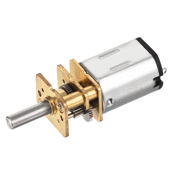 Uxcell 3V 300RPM Rated Torque 0.8 Output Shaft Length 10mm Micro DC Speed Reduction Motor Mini Metal Gearbox Motor