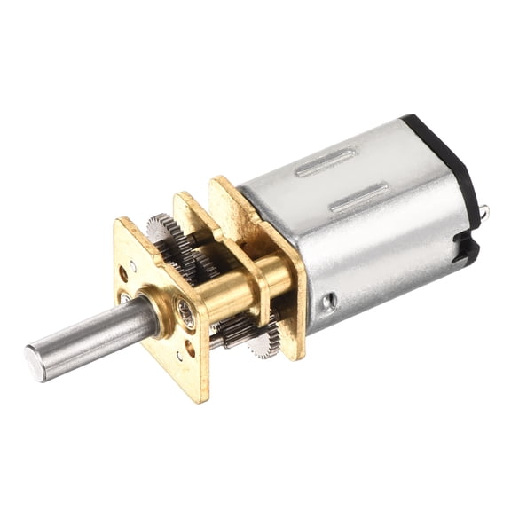 Uxcell 3V 30RPM Rated Torque 6 Output Shaft Length 10mm Micro DC Speed Reduction Motor Mini Metal Gearbox Motor