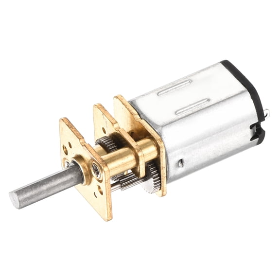 Uxcell 3V 500RPM Rated Torque 0.2 Output Shaft Length 10mm Micro DC Speed Reduction Motor Mini Metal Gearbox Motor