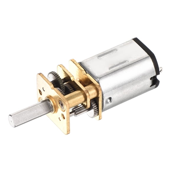 Uxcell 3V 50RPM Rated Torque 1.5 Output Shaft Length 10mm Micro DC Speed Reduction Motor Mini Metal Gearbox Motor
