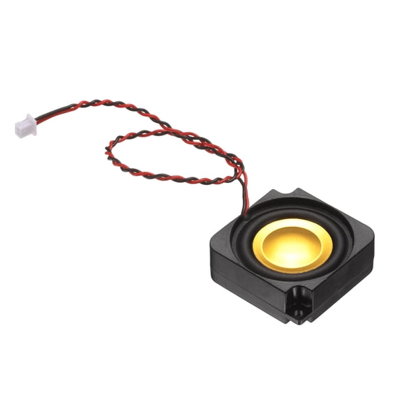 Uxcell 3W 4 Mini Speaker, 1PCS Full-Range Portable Micro Loudspeaker, Black Gold