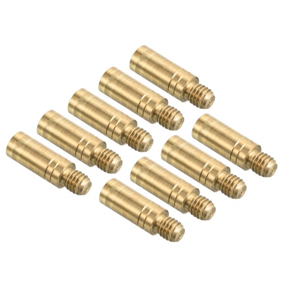 Uxcell 3g Copper Dart Weight Add Accentuator 9 Pcs 14mm 2BA Thread Darts Weight Adjuster Dart Accessories Gold