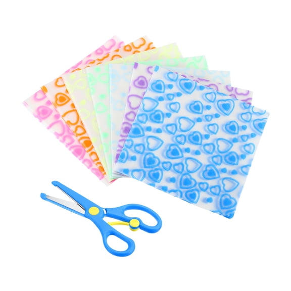 Uxcell 3inch Origami Paper Set, 70Pcs Luminous Square Paper, Heart Style
