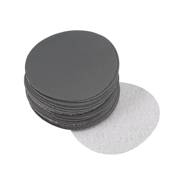Uxcell 30-Pack 1200 Grit Sanding Sponge, 6-Inch Hook And Loop Wet/Dry Sponge Discs For Car, Wood, Drywall, Metal Polishing