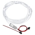 thumbnail image 1 of Uxcell 3mm 3.0m PMMA Side Glow Fiber Optic Cable Kit with LED Aluminum Illuminator 12V 1.5W Light Source Cool White, 1 of 6