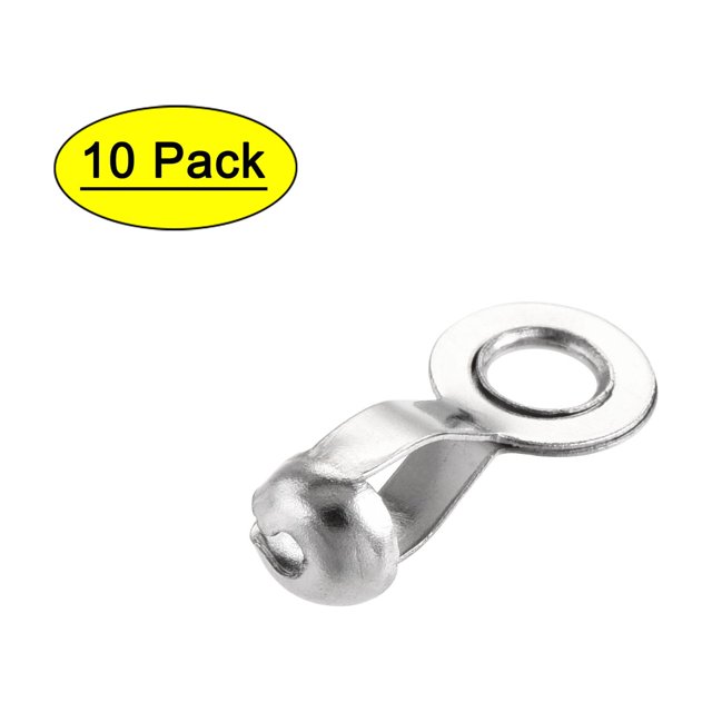 Uxcell 3mm 3.2mm Pull Loop Ball Chain Connector 10 Count