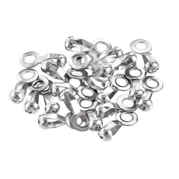 Uxcell 3mm 3.2mm Pull Loop Ball Chain Connector 20 Count