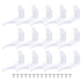 thumbnail image 1 of Uxcell 3mm Ceiling Lampshade Clips Fixed Buckle Light Fixture Accessories Transparent 15 Pair, 1 of 6