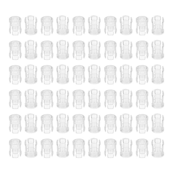 Uxcell 3mm Clear Light-Emitting Diode Holder Clip, 150 Pack LED Lamp Socket Bulb Cap Protective Cover for Bezel Mount Panel Display, Transparent