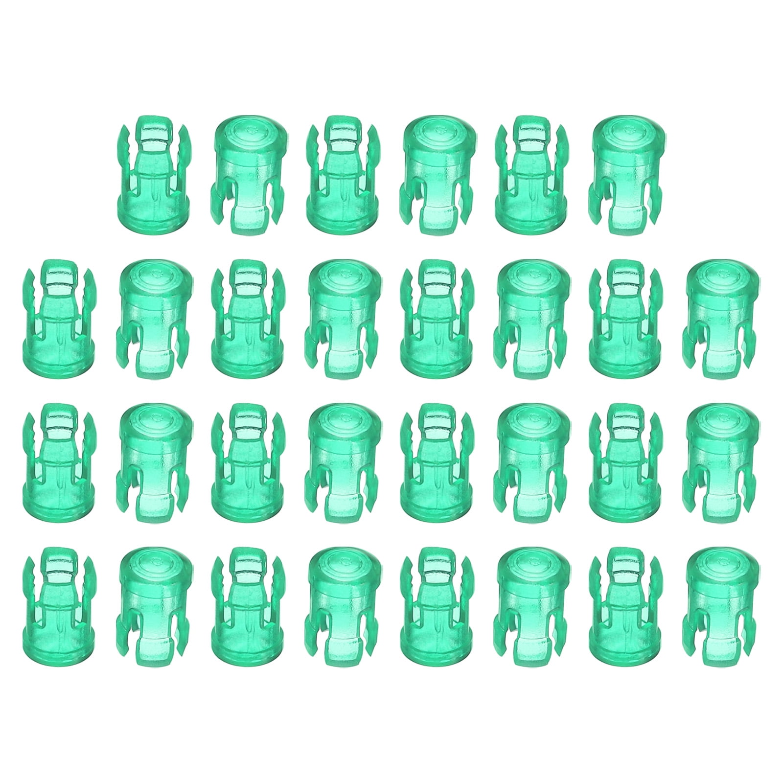 Uxcell 3mm Clear Light Emitting Diode Holder Clip, LED Lamp Socket Bulb ...