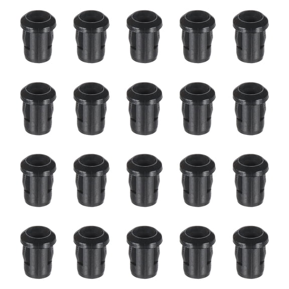 Uxcell 3mm Emitting Diode Holder, 60 Pcs Plastic Long LED Holder Clip Mounting Bracket Socket Cap for Lamp Bulb Bezel Mount Panel LED Display, Black