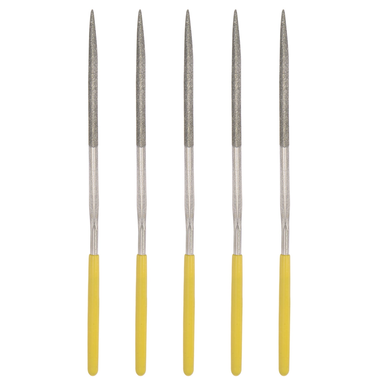 Uxcell 3mm x 140mm Triangle Diamond Needle Files Hand Tool for Metal ...