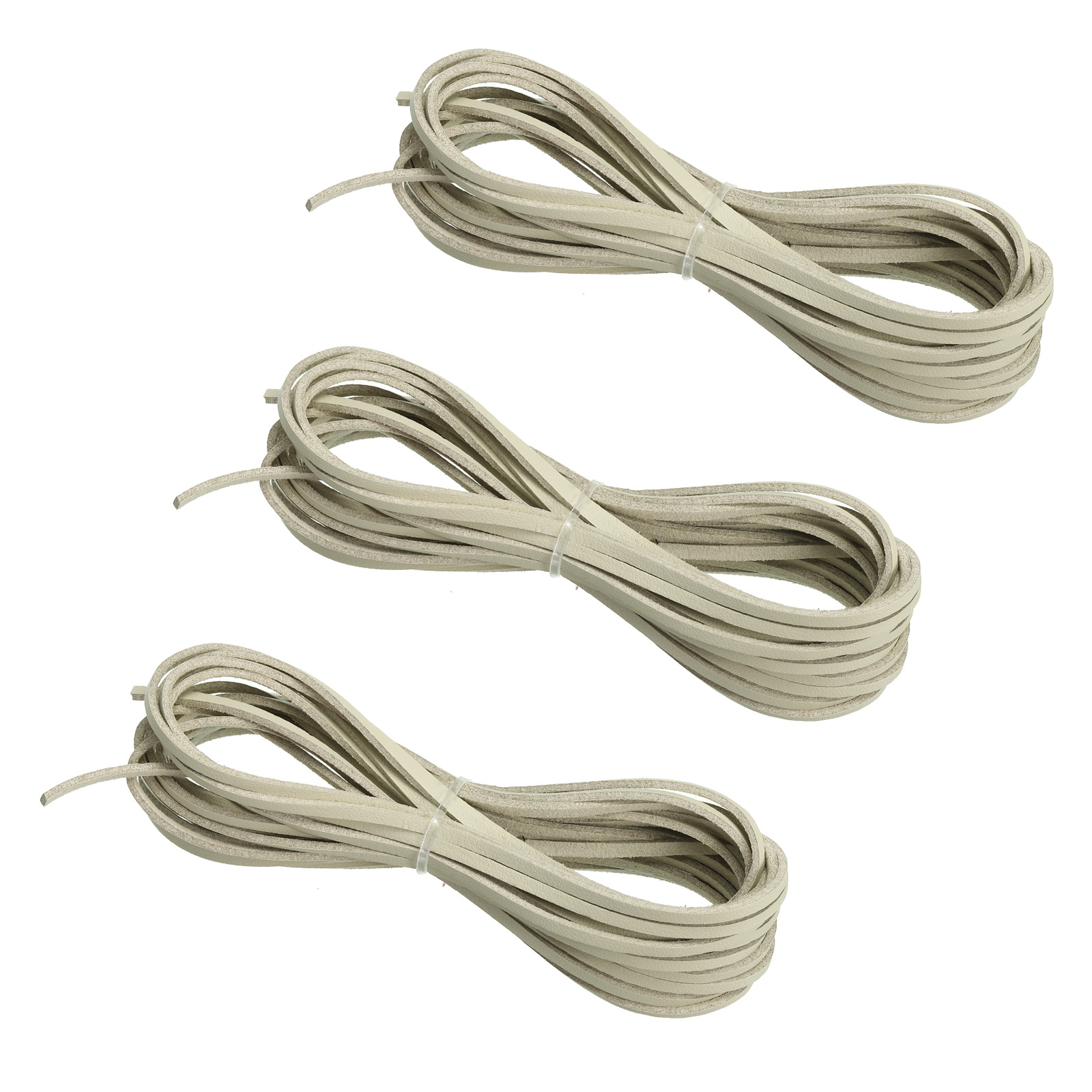 Uxcell 3mm x 5 Yards Faux Suede Leather Cord, Synthetic Leather Strips