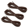 thumbnail image 1 of Uxcell Faux Suede Leather Cord Flat Synthetic Leather Strips for Necklace Bracelet Jewelry Beading DIY Crafts Brown, 1 of 7