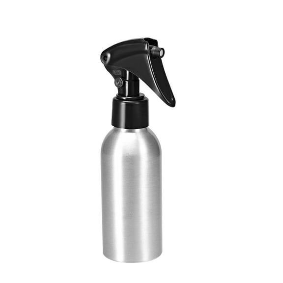 Uxcell 3oz/100ml Spray Bottle with Fine Mist Sprayer Aluminium Black 1pcs