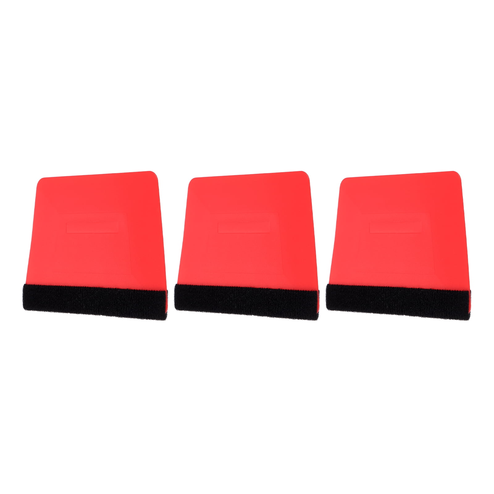 Uxcell 3pack Vinyl Squeegee, Felt Edge Decal Tool, 4-Inch Scraper for ...