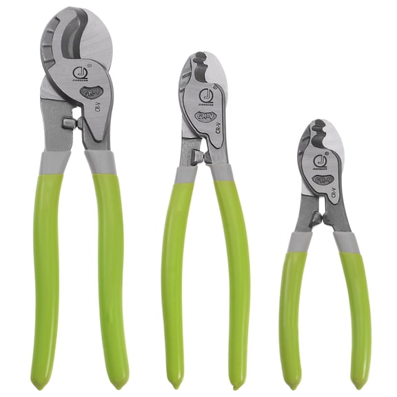 Uxcell 3packs Cable Cutter Set 6-Inch/8-Inch/10-Inch for Aluminum, Copper, Wire