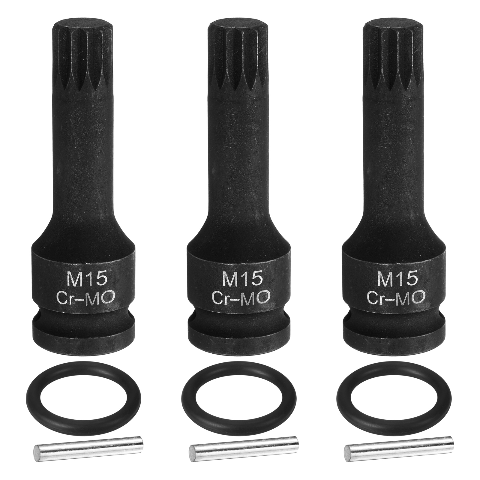 M15 Socket Uxcell 3pcs 1/2