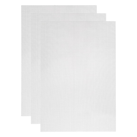 Uxcell 3pcs 20 Mesh Hardware Cloth, 8.3x11.8" Fine Wire Mesh Rust-proof Sheet for DIY Projects, Vent, Cage, Garden
