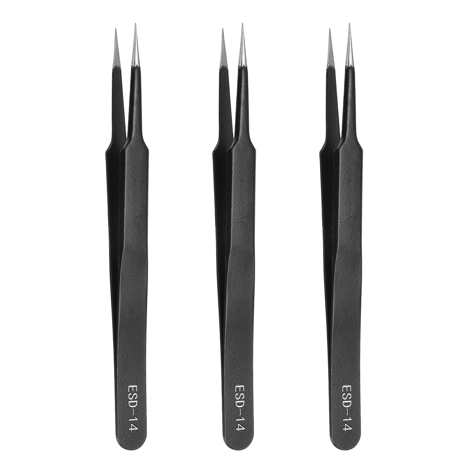 Uxcell Bamboo Anti-Static Pointed Tip Straight Tweezer – 116mm, Non-Magnetic, For Watchmakers & Jewelers