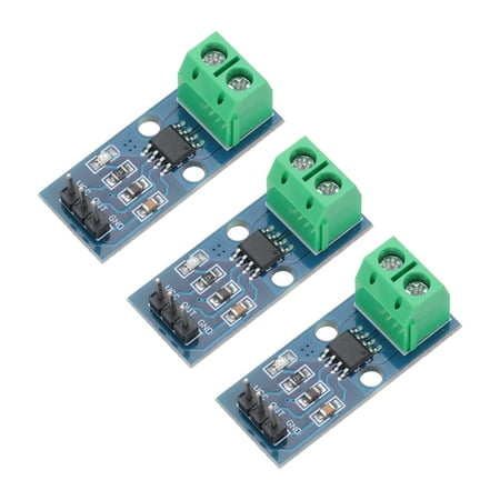 Uxcell 3pcs ACS712 Current Sensor Module 5A Hall Effect Current Sensor Measuring AC/DC